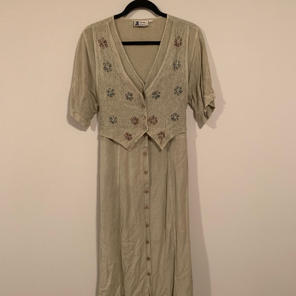 ♥️ Green Maxi Dress